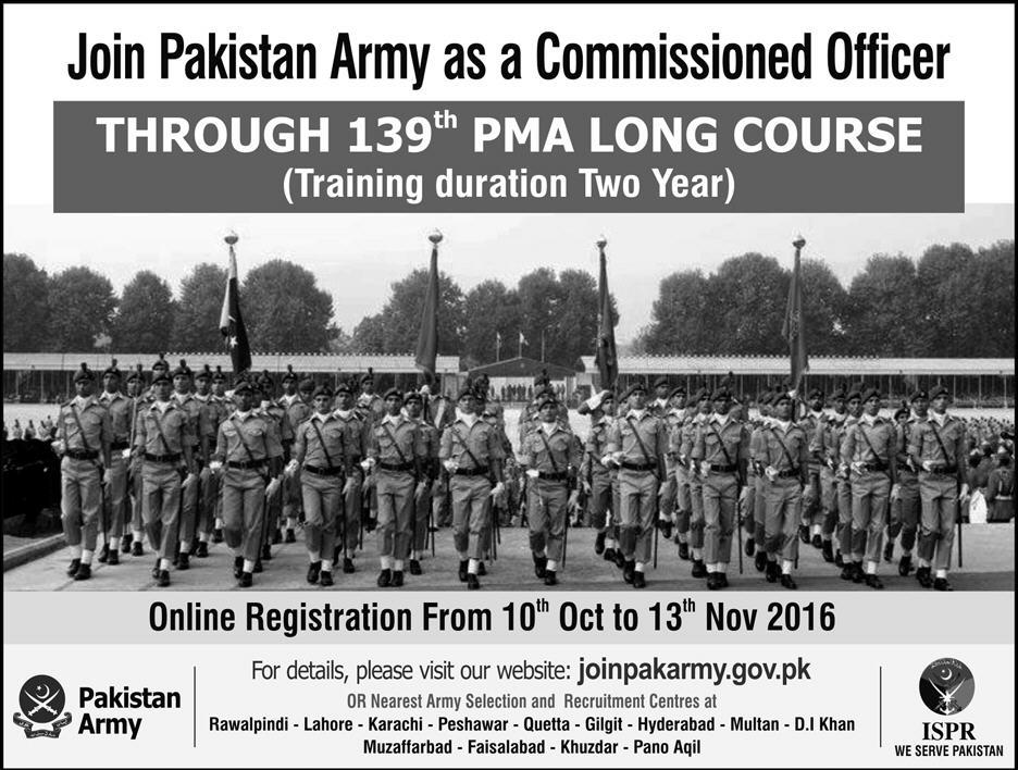 join-pakistan-army-pma-139-long-course-online-registration-2016