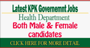 Health Department KPK Jobs1