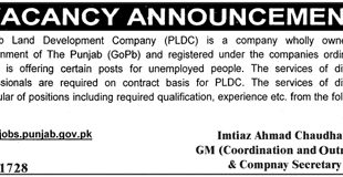 Punjab Land Development Company jobs