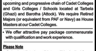 Manjaanbazam Cadet Colleges System Jobs 2018 for Teaching Faculty Latest Advertisement
