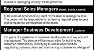 Roshan Packages Ltd Jobs