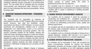 Advertisement of CA Pakistan Jobs 2018 for 12+ Posts in Multiple Categories Latest