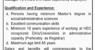 HANDS-IDS Jobs 2018 for Institute Project Manager Post Latest Advertisement