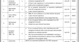 Health Department KP Jobs 2018 for 23+ Posts (Multiple Categories) Latest Advertisement