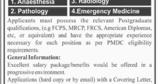 Lady Reading Hospital (LRH) Jobs 2018 for Medical Staff