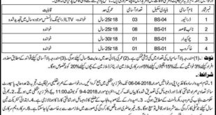 Punjab Buildings Department Jobs 2018 for 13+ Drivers, Naib Qasid & Other Support Staff Latest Advertisement
