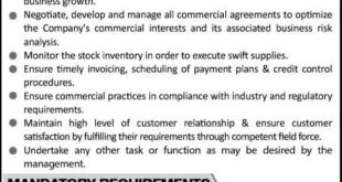 Attock Petroleum Ltd Jobs 2018 for Deputy Manager Commercial, Aviation Advertisement