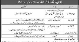 Fazaia Housing Scheme Karachi FHSK Jobs 2018 for Secretary and In-House Consultant, Interpreters, Record Keeper, Documents Controller, GM Stores