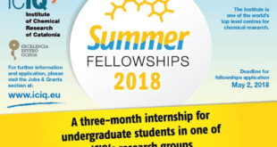 ICIQ Summer Fellowship Program in Spain