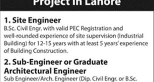 Service Sales Corporation Jobs For Site Engineer & Sub-Engineer