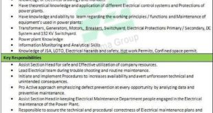 Fatima Energy Limited Jobs 2018 For Electrical Engineer At Multan 