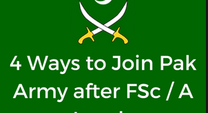 Join pak army after fsc