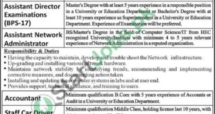 National University of Modern Languages Jobs 2018 For Assistant Director Examination, Assistant Network Administrator & Others