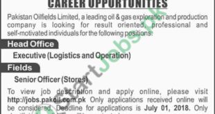 Pakistan Oilfields Limited POL Jobs 2018 For Executive & Senior Officier
