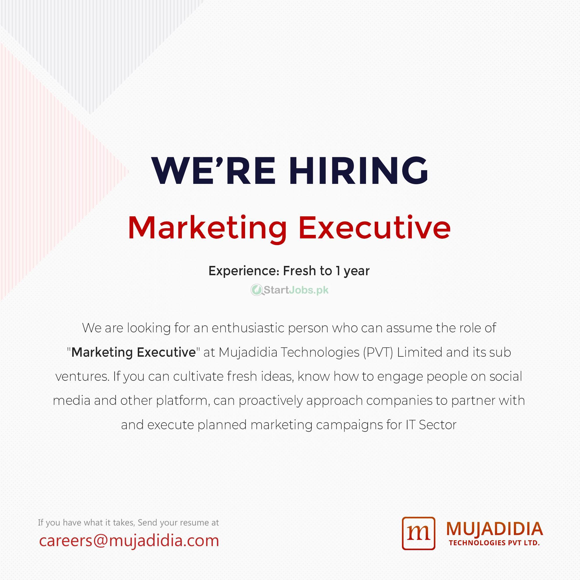 Mujadidia Technology jobs 2018