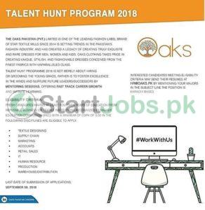 Oaks Talent Hunt Program