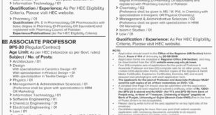 University Of Gujrat UOG Jobs For Professor, Assistant Professor & Others