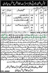 District Accounts Officer Jobs 2018 September Mianwali