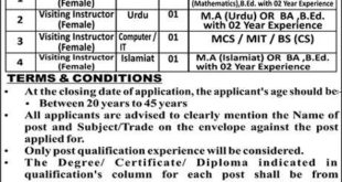 Technical Education and Vocational Training Authority Jobs 2018