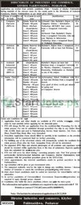 Directorate of Industries and Commerce KPK Jobs