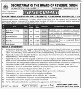 Sindh Revenue Board SRB Jobs 2019