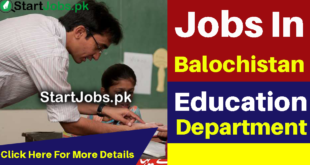 Balochistan Education Department Jobs 2018