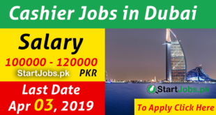 Cashier Jobs in Dubai UAE