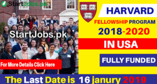Harvard Fellowship Program 2018-2020
