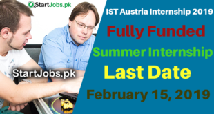 IST Austria Internship 2019