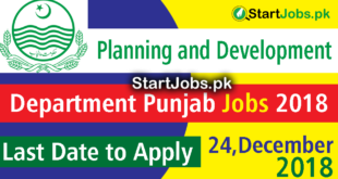 Planning and Development Department Punjab Jobs-2