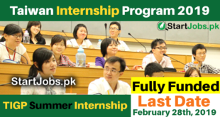 Taiwan Internship Program 2019