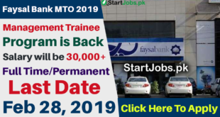Faysal Bank MTO 2019