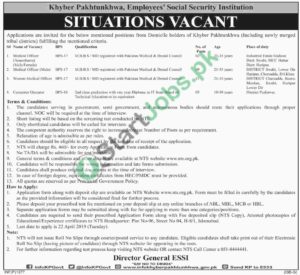 KPK Employees Social Security Institution Jobs 2019