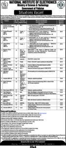 National Institute of Electronics Jobs 2019