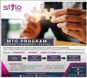 Stylo Management Trainee Program