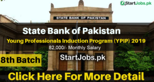 SBP Young Professionals Induction Program YPIP 8th Batch 2019