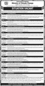 Ministry of Climate Change Jobs 2021